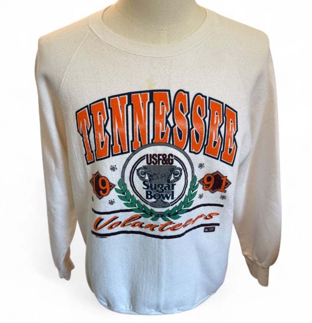 Vintage 1991 Tennessee Volunteers Sugar Bowl Sweatshirt XL